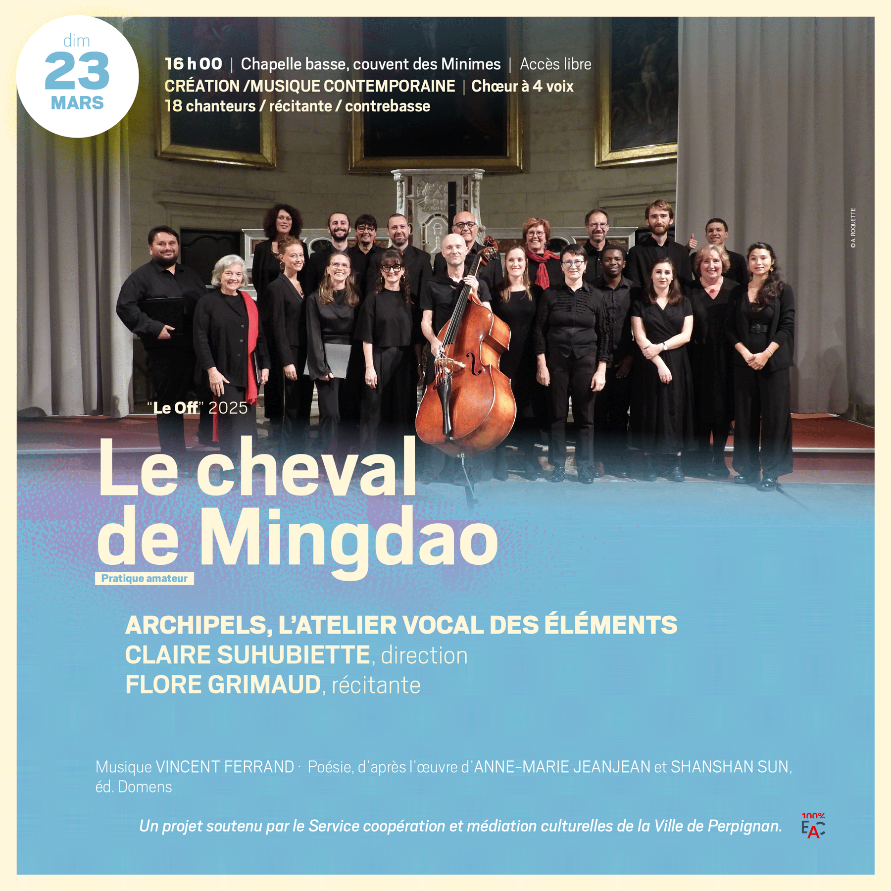 23 mars ·Le cheval de Mingdao · Off 2025