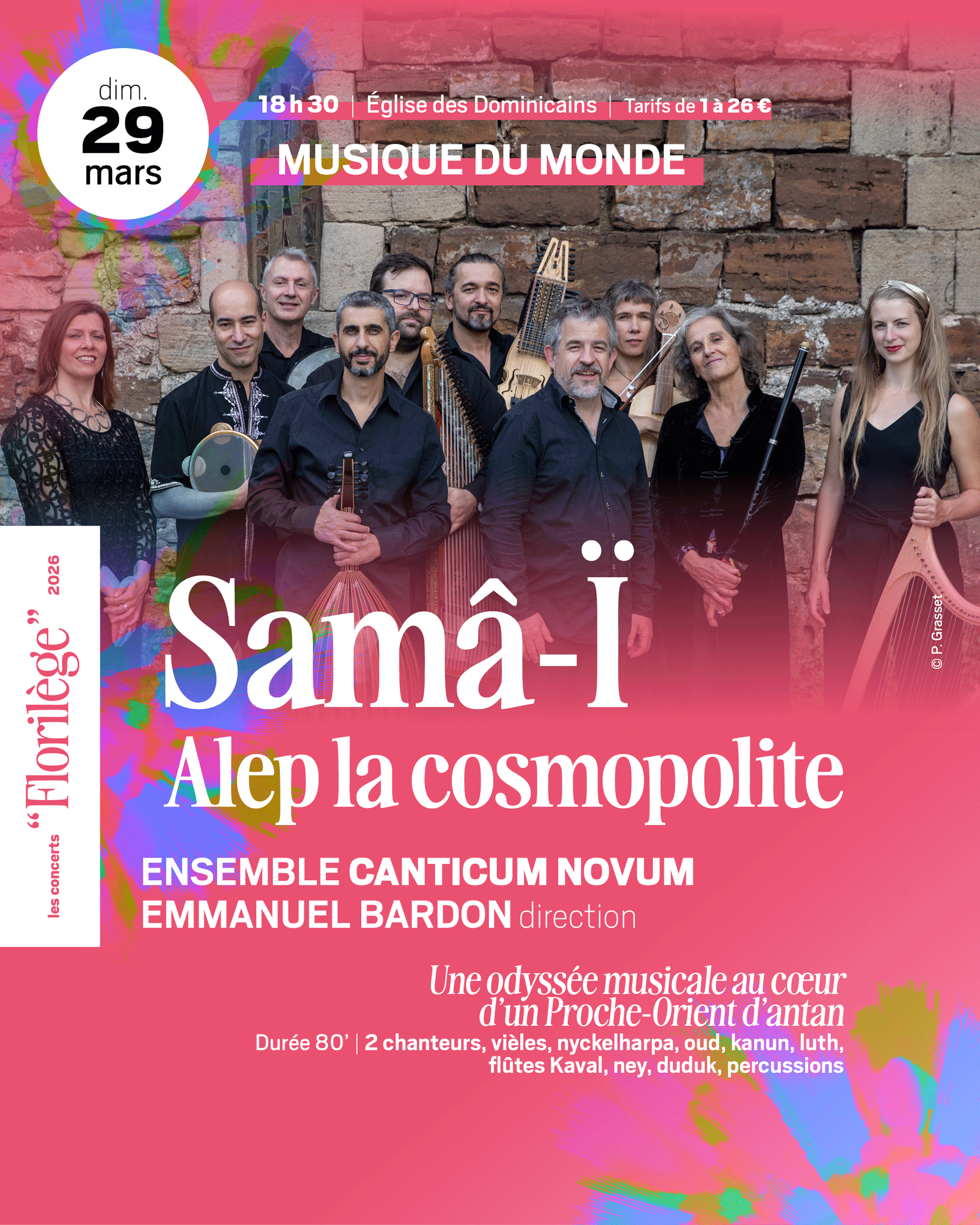 [Samâ-Ï, Alep la cosmopolite] · dim. 29 mars à 18h30 • Florilège 2026 CANTICUM NOVUM