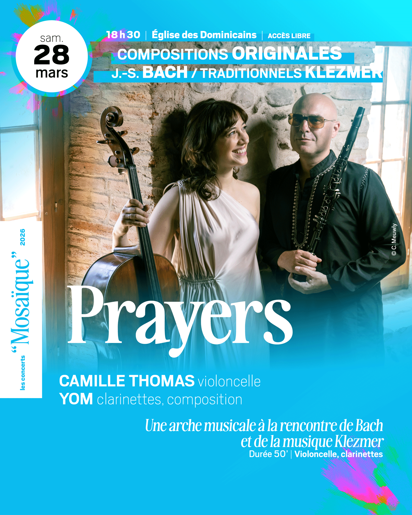 [ Prayers ] · sam. 28 mars à 18h30 | Église des Dominicains • YOM & Camille THOMAS