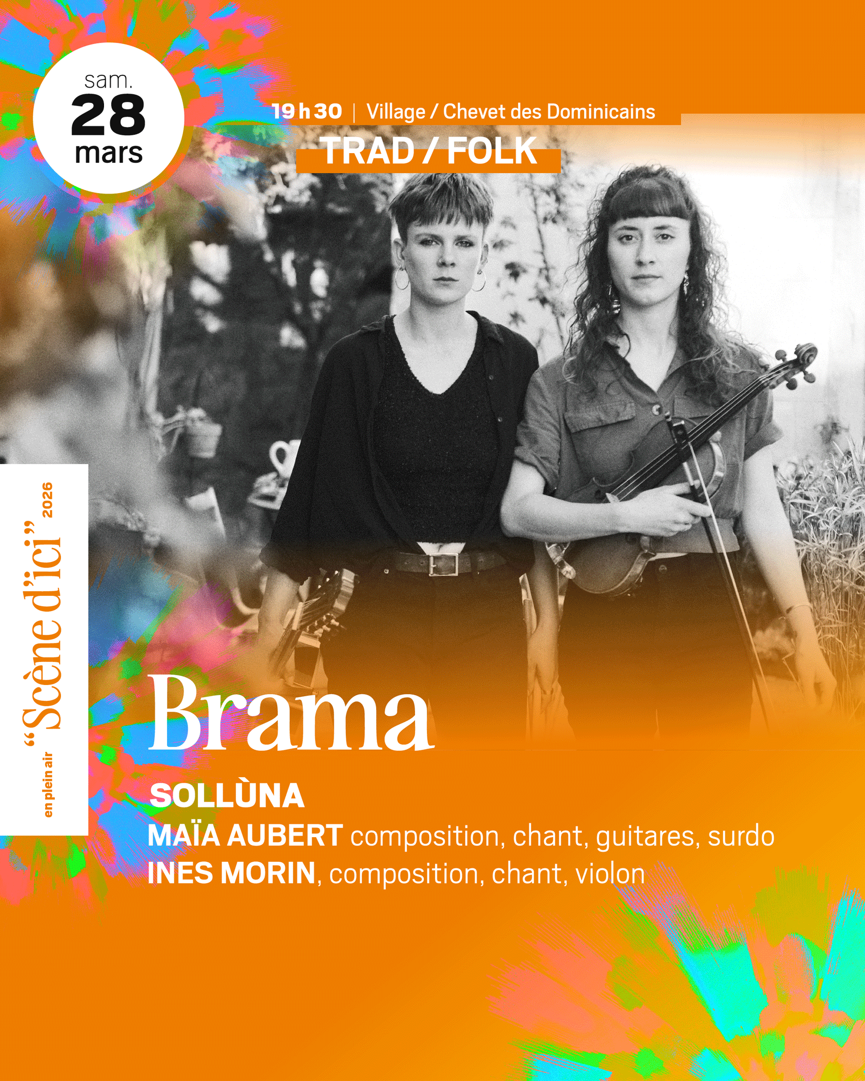 [Brama ] · "Scènes d'ici 2026" sam. 28 mars 19h30 Accès libre