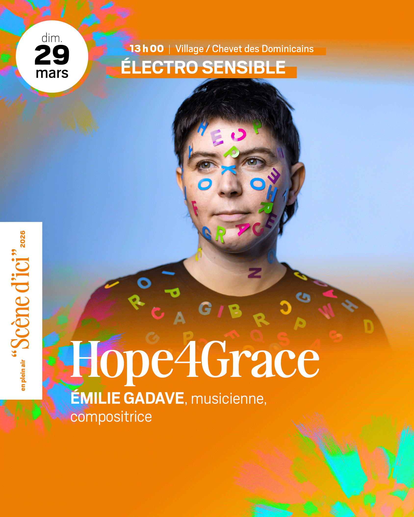 [Hope4Grace] · "Scènes d'ici 2026" dim. 29 mars 13h | Accès libre • Brunch électro