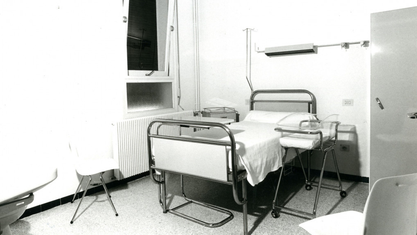 Chambre du service gynécologie, 1972, CHG