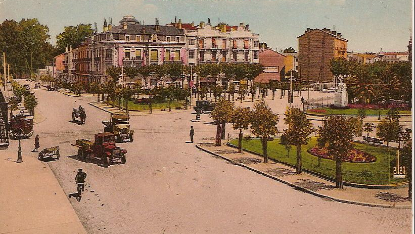 Place de Catalogne et cours Lazare Escarguel.