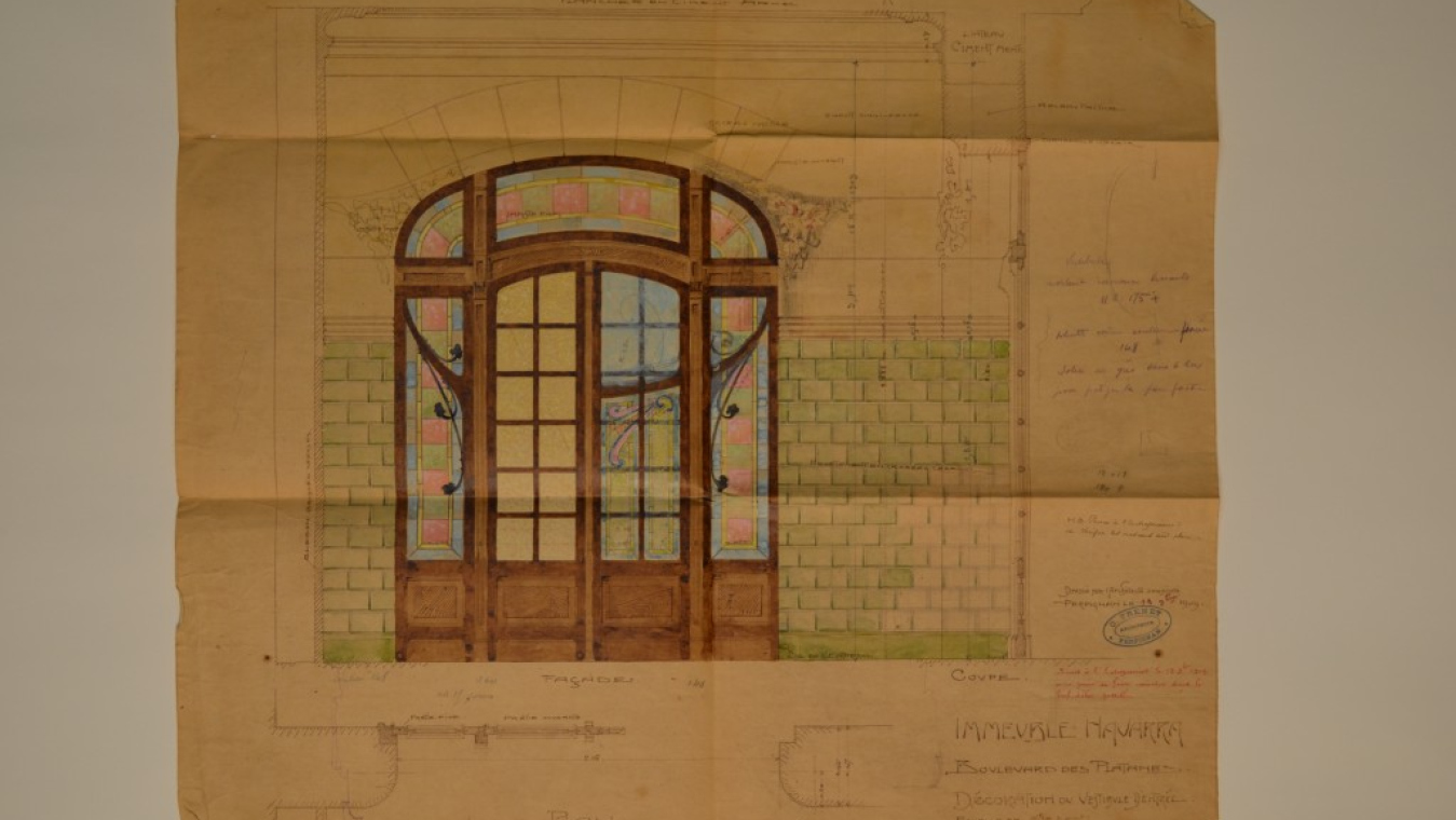 Maison de l'Américaine de Claudius Trénet, 1909, 13 boulevard Wilson.