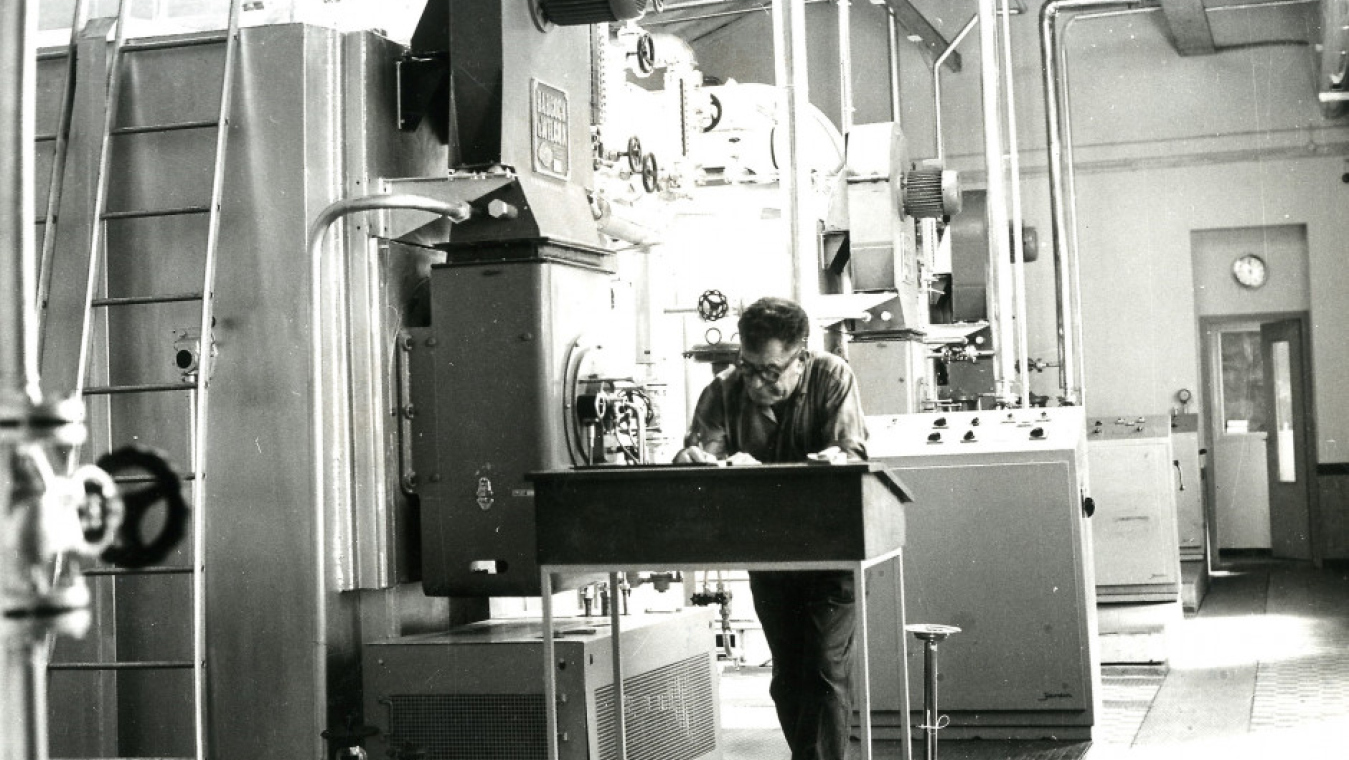 La blanchisserie dans les années 1970, photographies coll. CHG