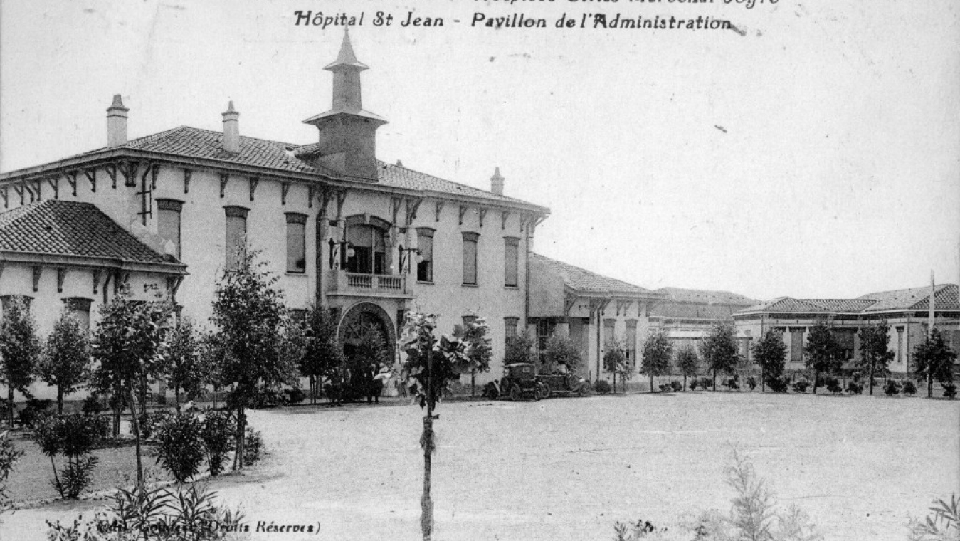 Hôpital Saint-Jean de Léon Baille, 1906-1928, Le Vernet, avenue du Languedoc.