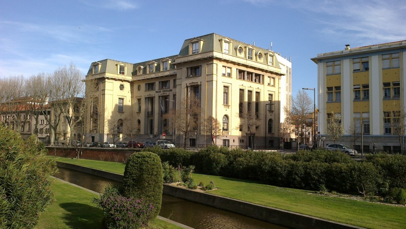 Palais Consulaire (chambre de commerce) de Vieu et Gourget, 1936-1938, quai Delattre-de-Tassigny.