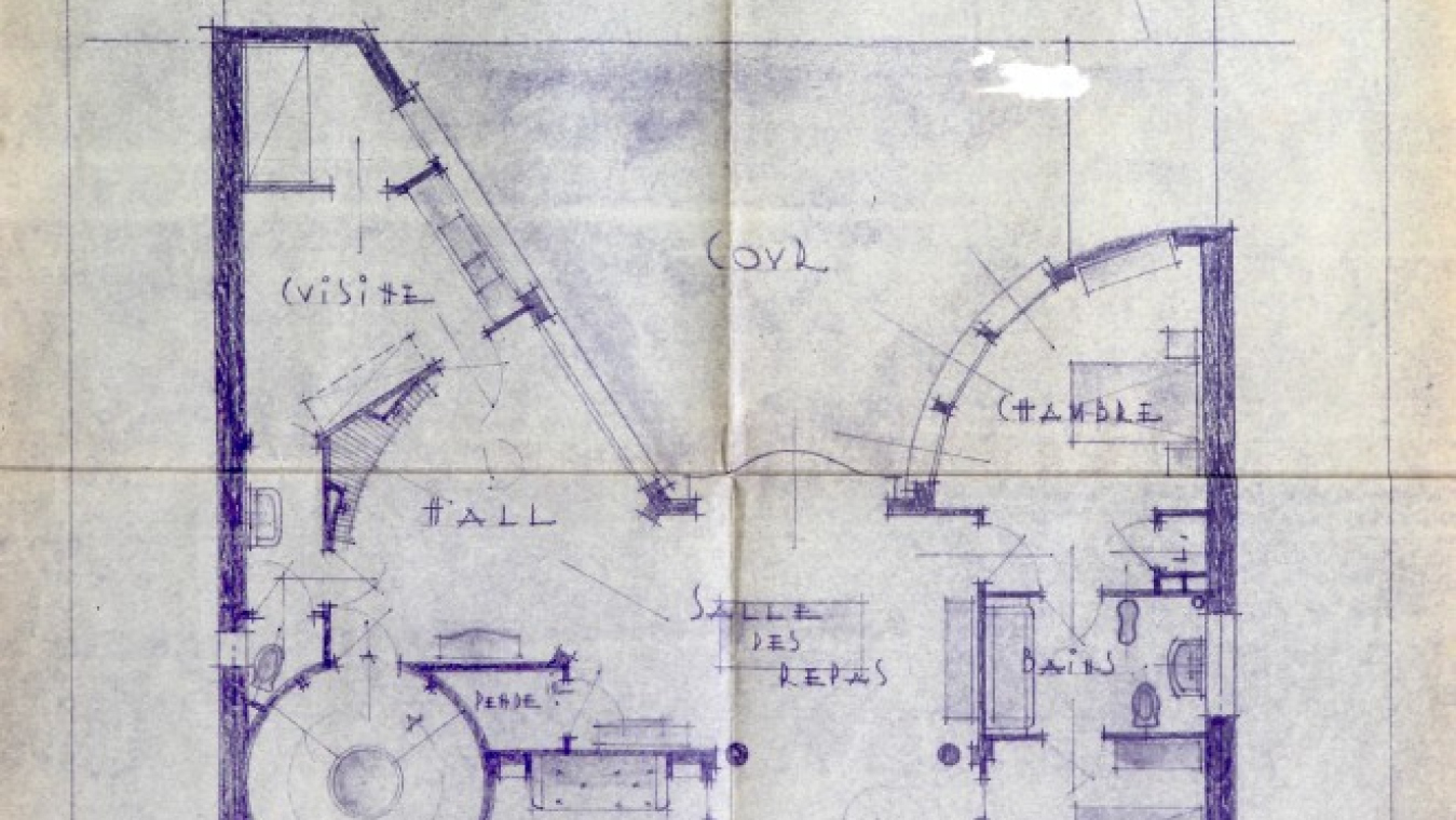 Square House de  Férid Muchir, 1951, 11 bd J. Bourrat. AVP 60W49 (8910).