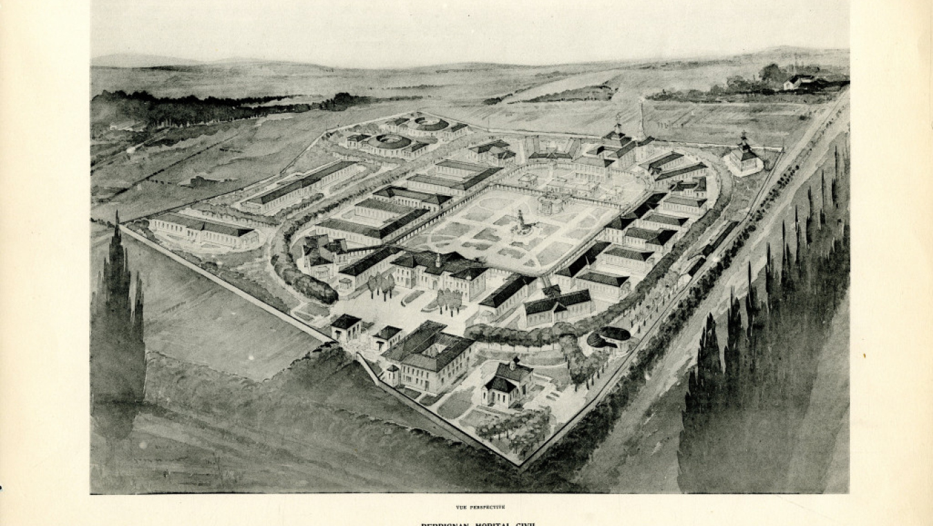 Plan de l’architecte Léon Baille, lauréat du concours, ADPO 1 Fi 722