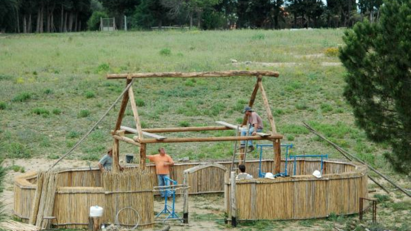 Structure et fermes mises en places