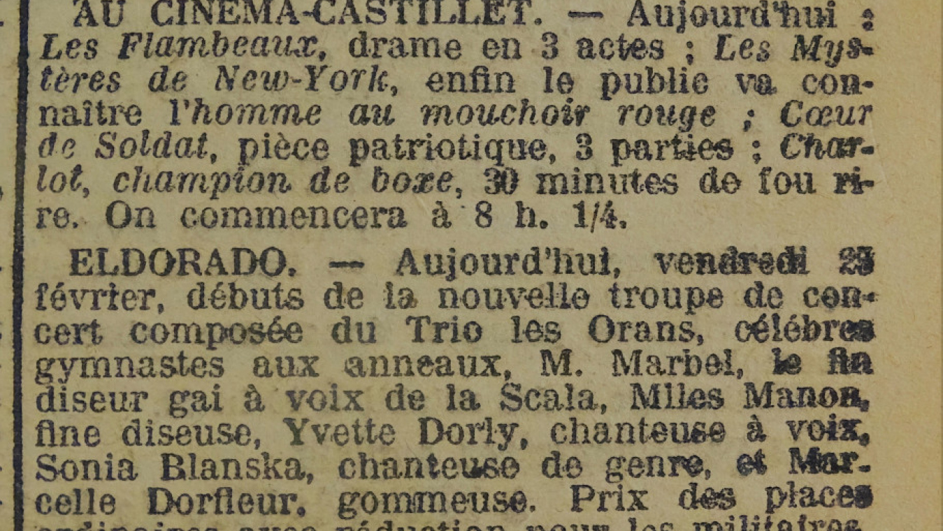Articles collection L’Indépendant, archives municipales Camille Fourquet de Perpignan