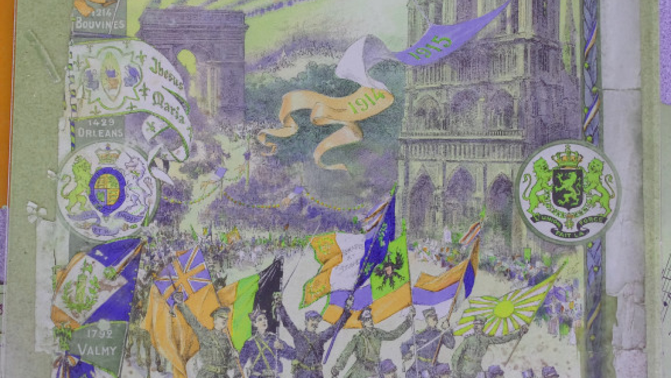 Couverture de la partition : « A Jeanne d’Arc libératrice ! » chant populaire