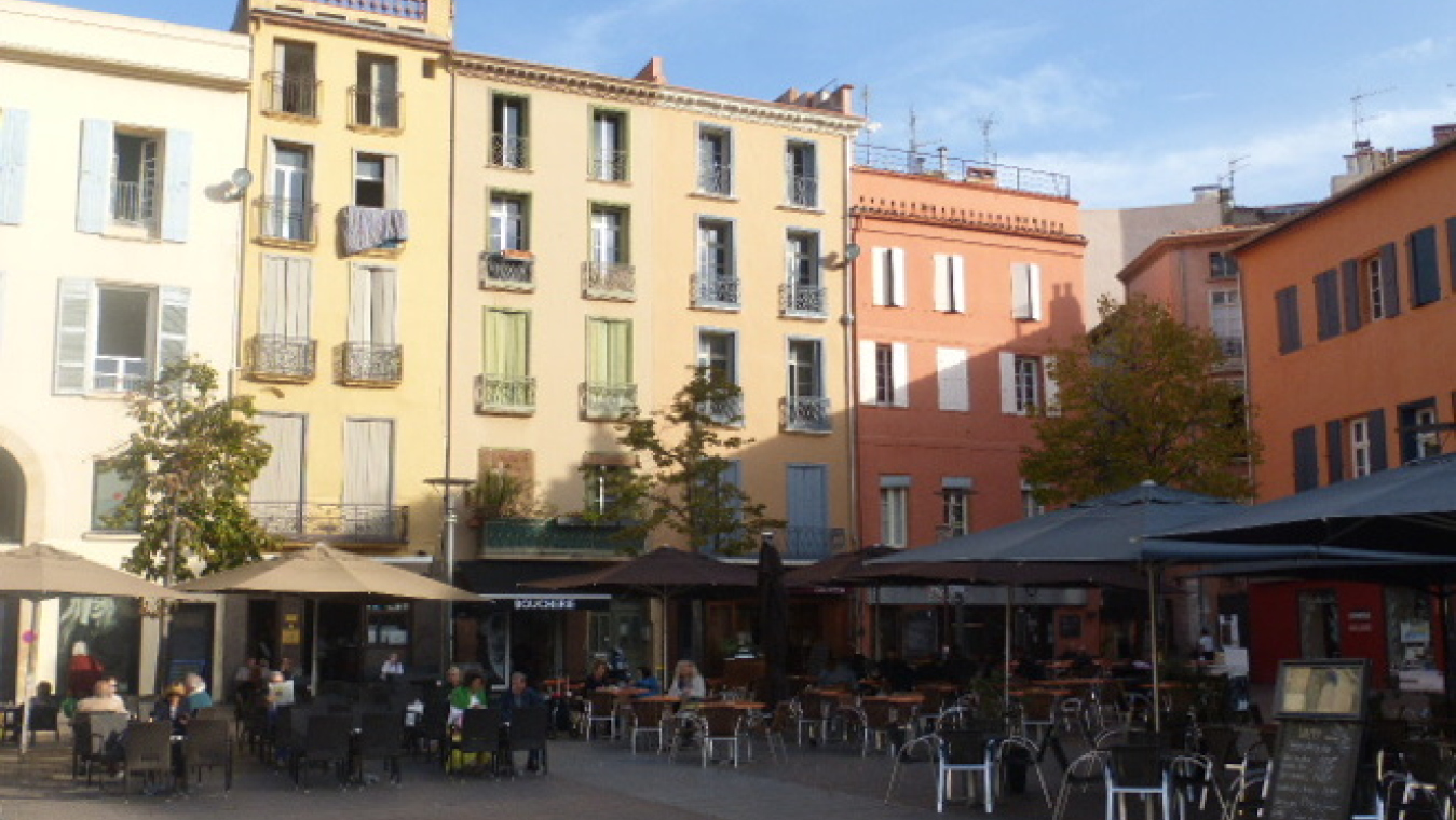 Façades rénovées place de la République