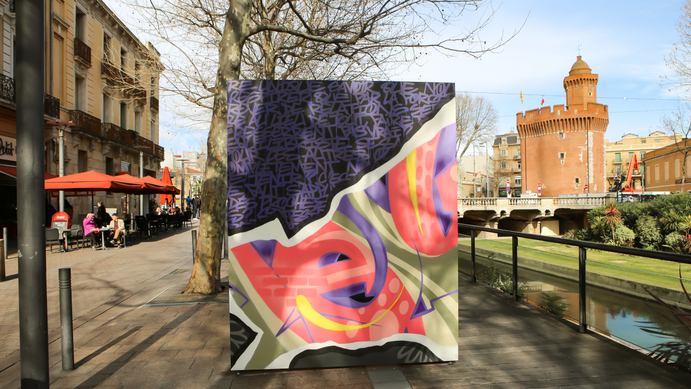 LOLO et XELA / Quai Vauban (côté Castillet)