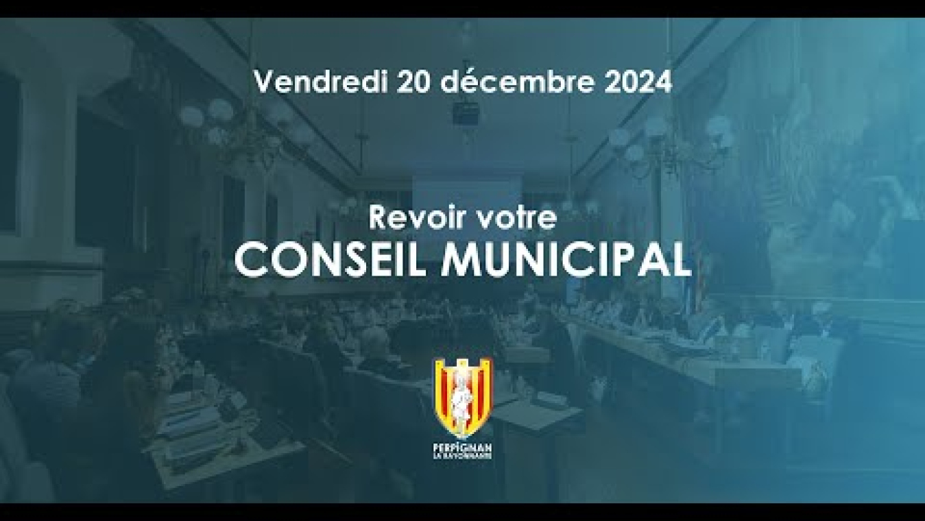 Image d'aperçu de la vidéo "Conseil municipal du 20 décembre 2024".