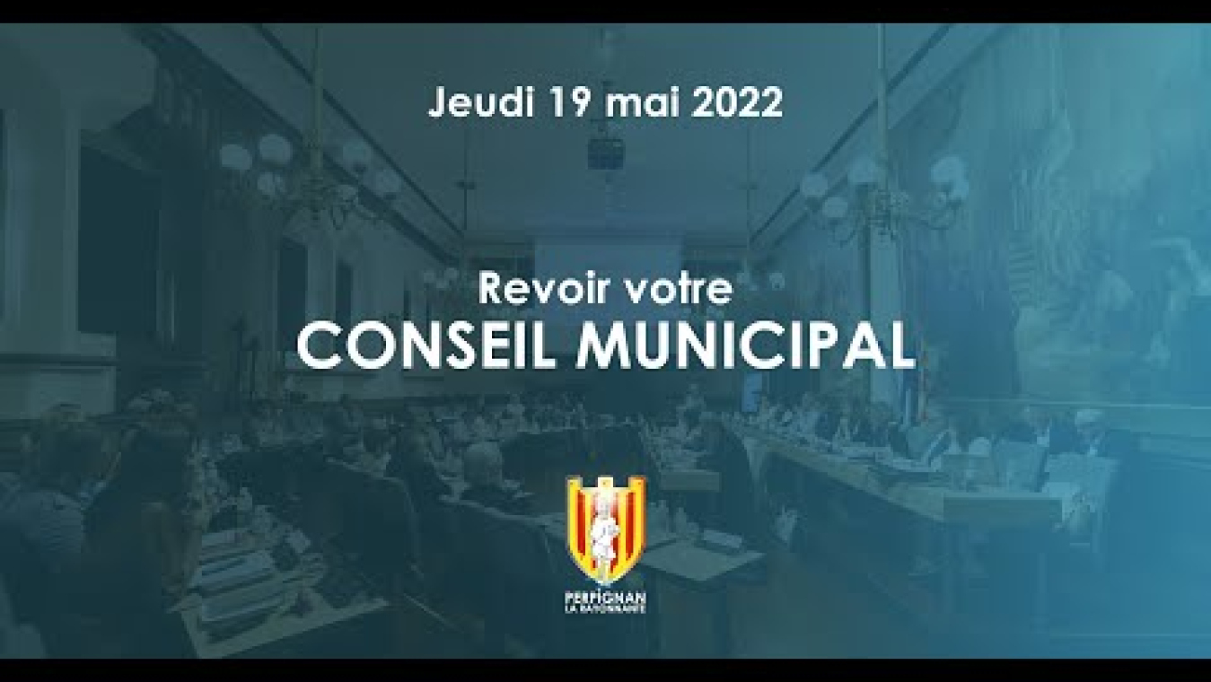 Image d'aperçu de la vidéo "Conseil municipal du 19 mai 2022".