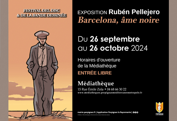 Photo N°1 : EXPOSITION DE DESSIN DE RUBEN PELLEJERO "BARCELONE ÂME NOIRE"