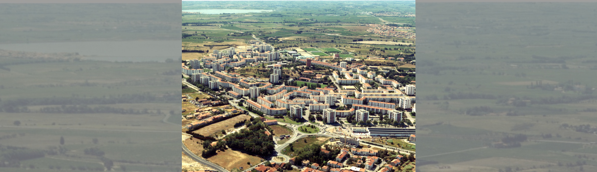 Vue aérienne du Moulin-à-Vent.