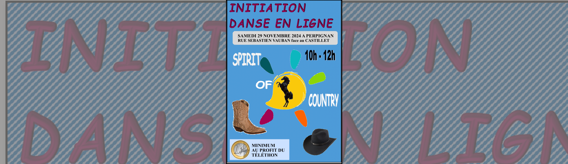 Photo N°2 : STANDS, INITIATION À LA DANSE EN LIGNE ET ANIMATION MUSICALE - TÉLÉTHON