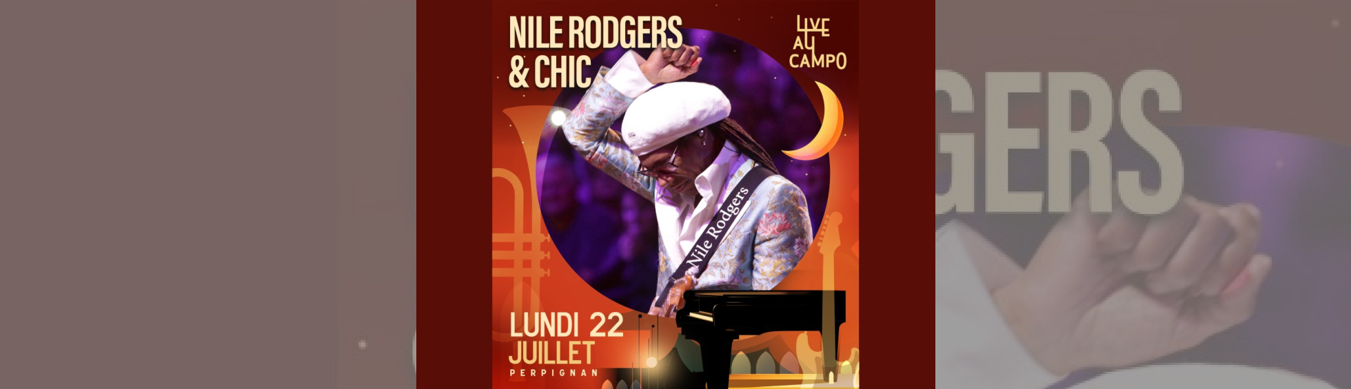 Photo N°1 : LIVE AU CAMPO - NILE RODGERS & CHIC