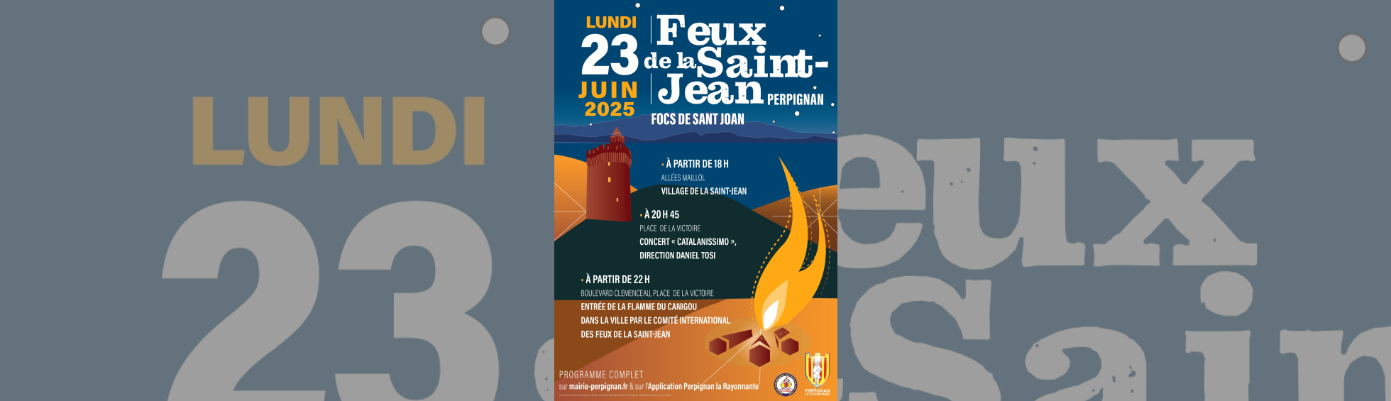 Affiche Feux de la St Jean