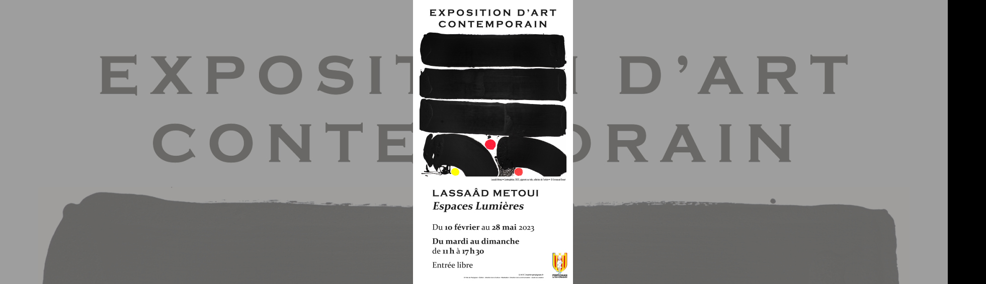 affiche exposition Lassaäd Metoui 