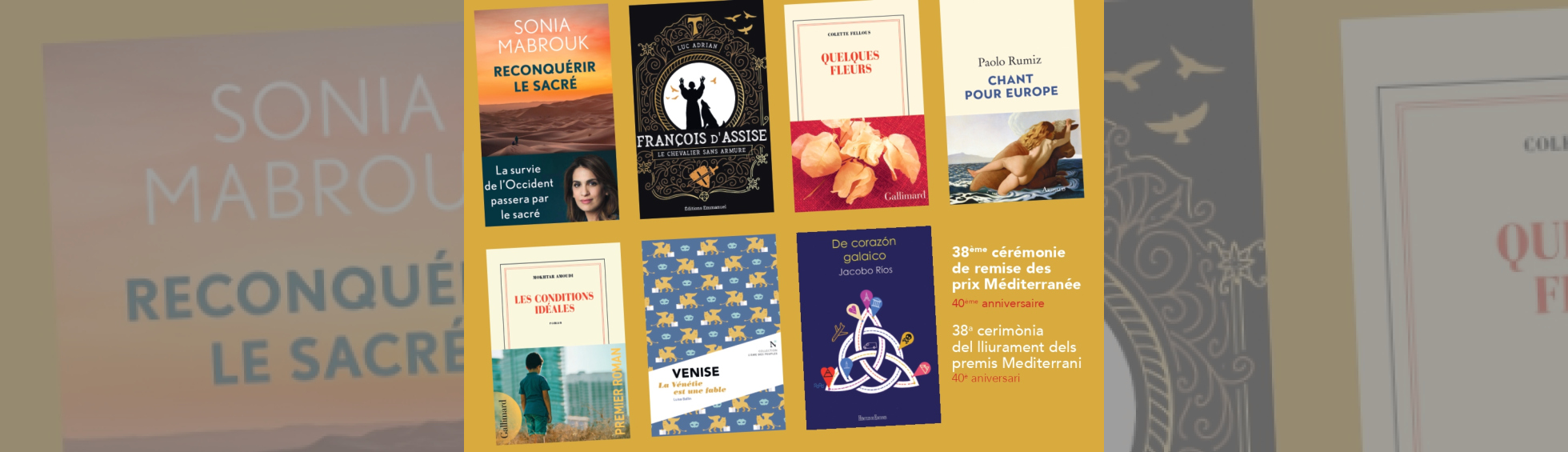 Affiche Remise des Prix Méditerranée 2024