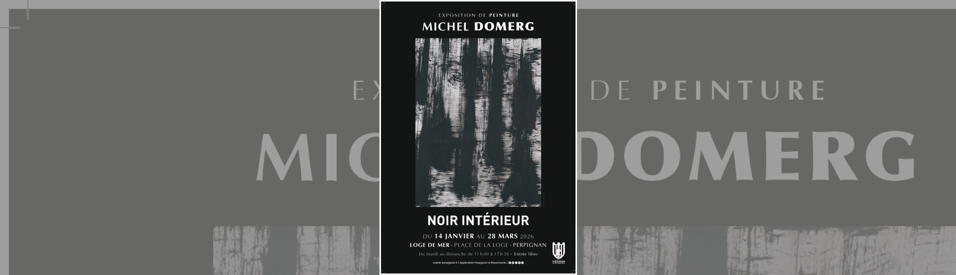Affiche Exposition Michel Domerg