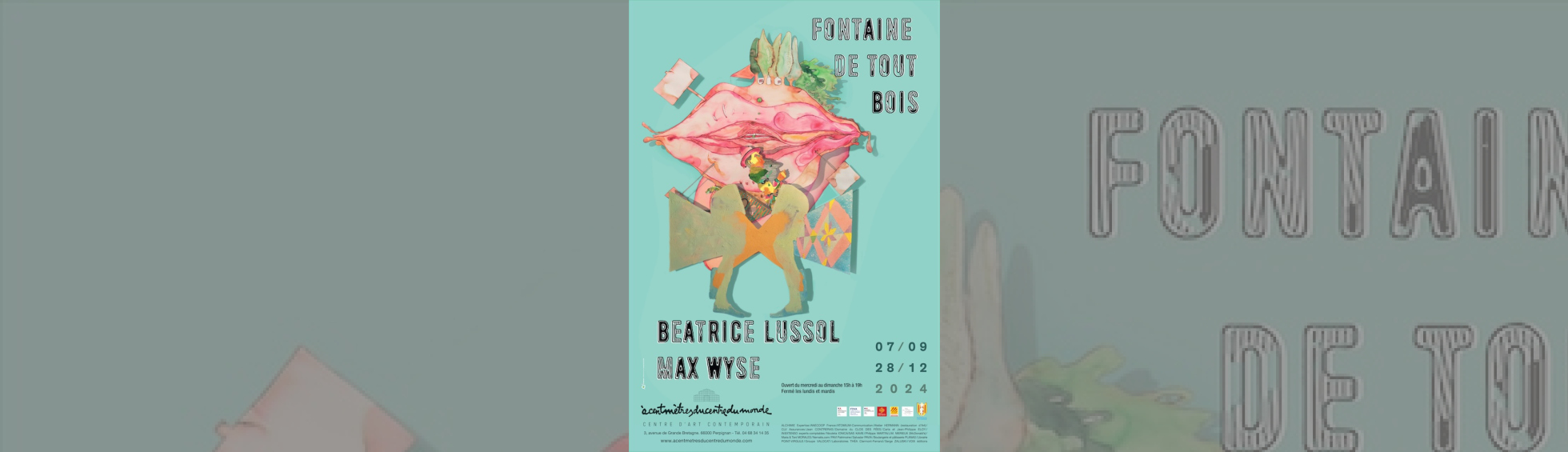 Affiche exposition Fontaine de tout bois