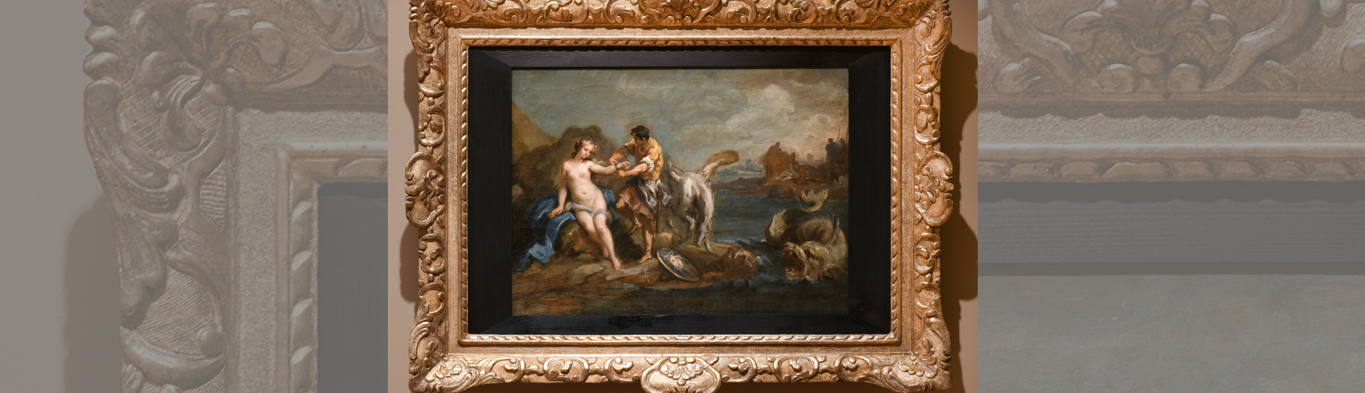 Jacopo AMIGONI (1682-1752), Persée délivrant Andromède. Perpignan, musée d'art Hyacinthe Rigaud. Photo Musée d'art Hyancinthe Rigaud/ Pascale Marchesan