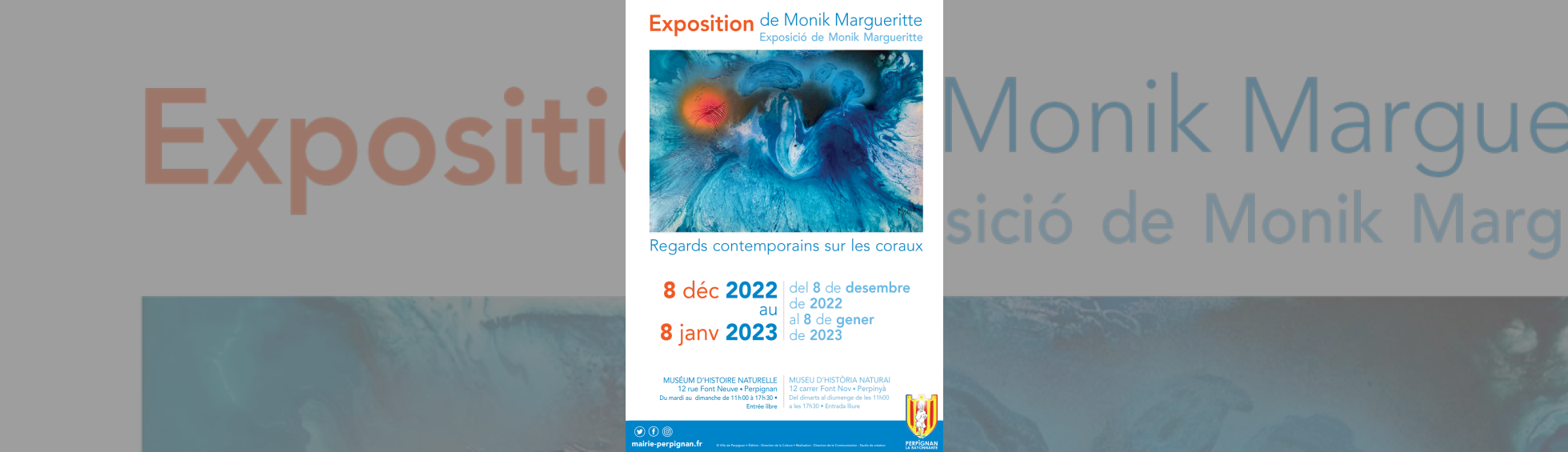 affiche exposition Monik Margueritte