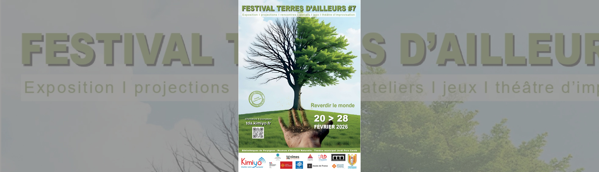 Festival Terres d'Ailleurs # 7 - visuel arbre 