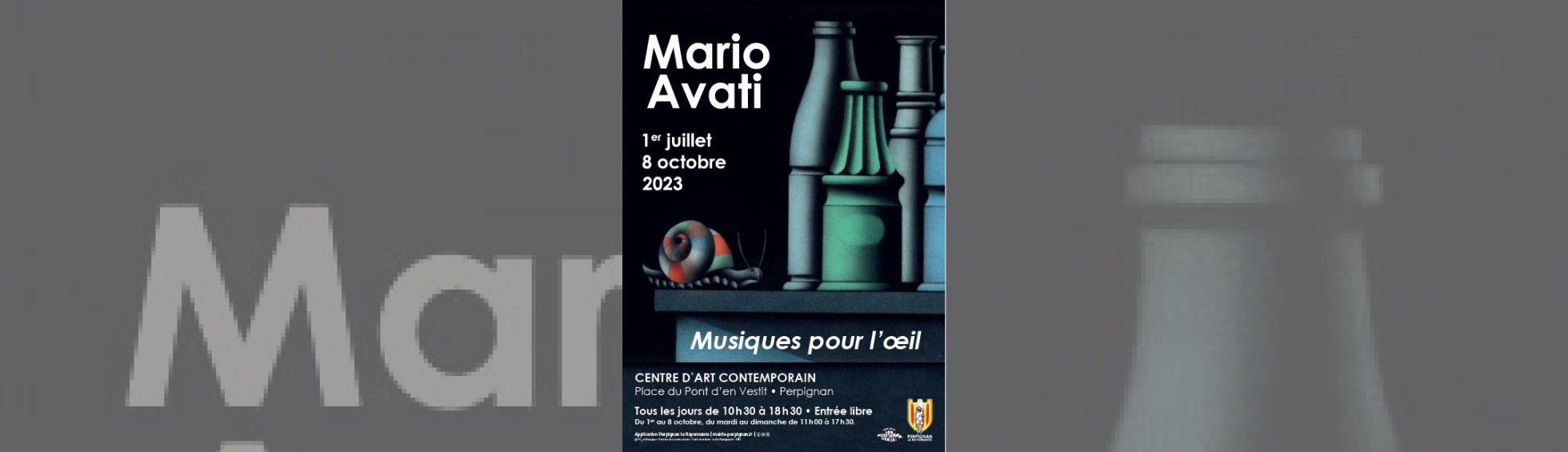 Exposition " Musiques pour l'oeil" de Mario Avati