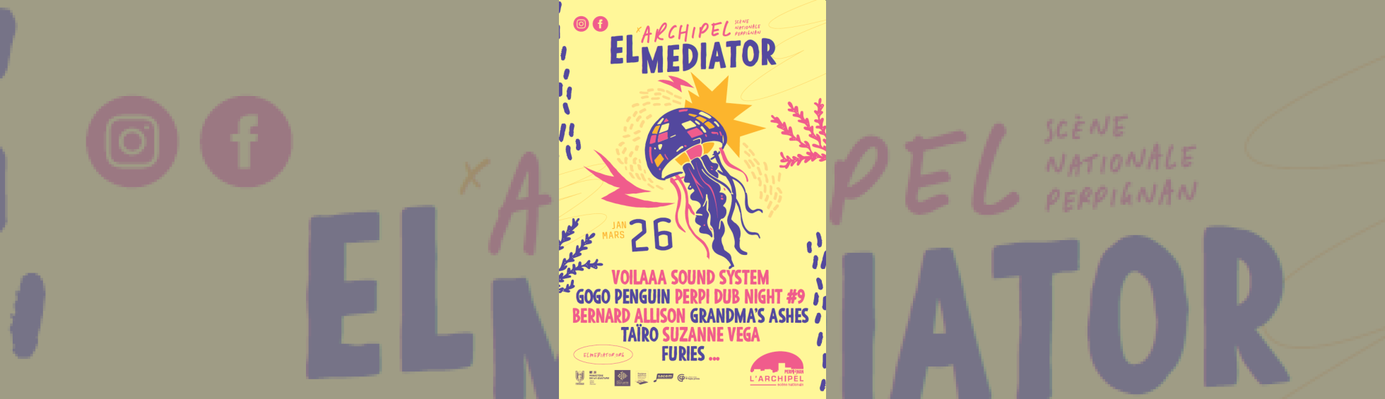 Affiche El médiator janv -mars 2026