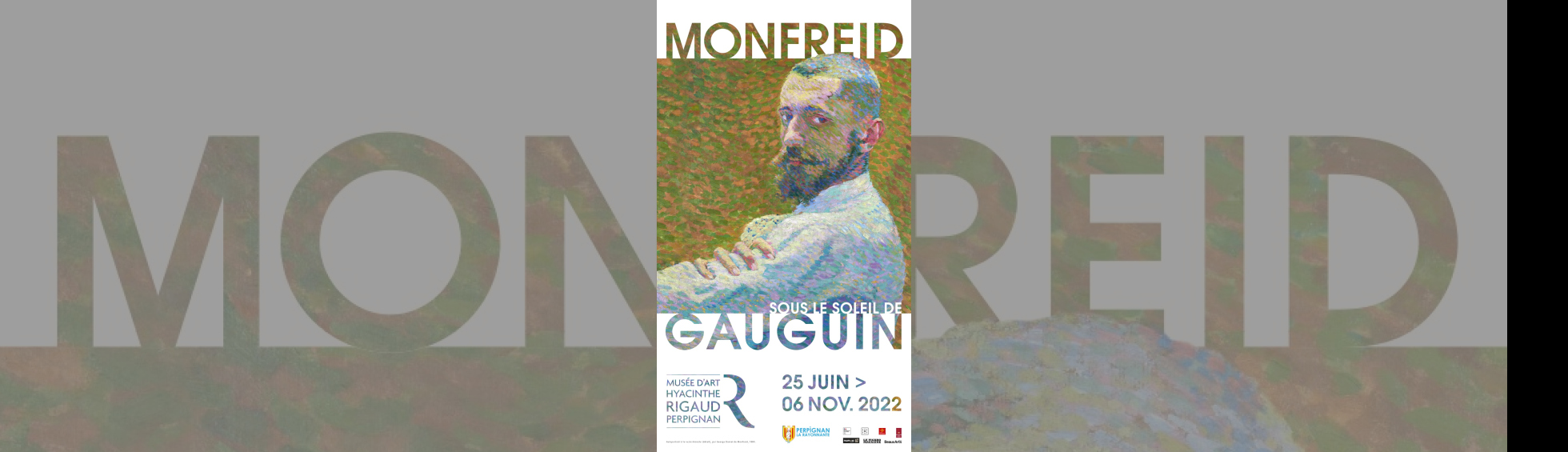 George Daniel de Monfreid (1856-1929). Hommage à Gauguin, 1925. Huile sur papier marouflé sur toile. Perpignan,  Musée d’art Hyacinthe Rigaud. Photo Musée d’art Hyacinthe Rigaud / Pascale Marchesan. 