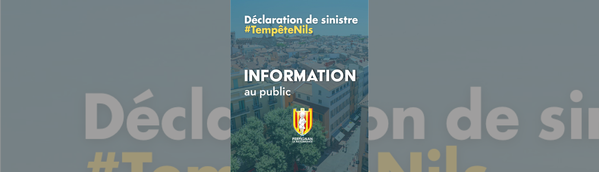 Tempête Nils: Déclaration de sinistre