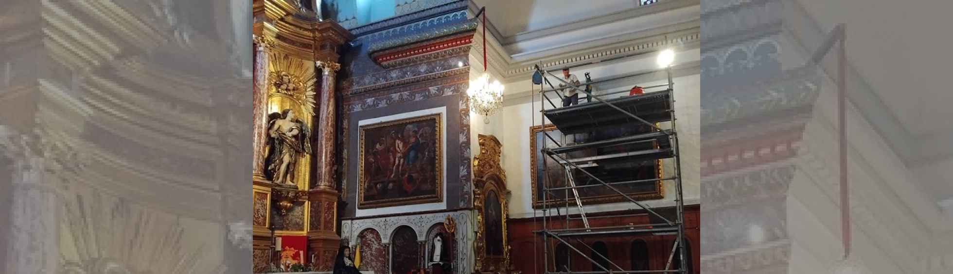 Photo N°1 : TABLEAUX RESTAURÉS DE L’ÉGLISE SAINT-JACQUES