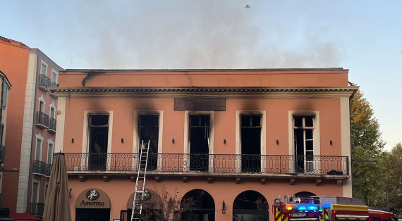 Incendie du Mess : la Mairie de Perpignan communique