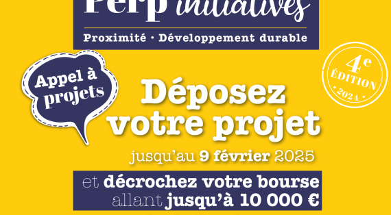 4e Édition de l'appel à projets citoyen Perp'initiatives !