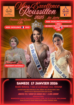 Affiche Miss Excellence 2025
