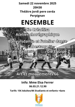 Affiche Ensemble - Entrée des Artistes66