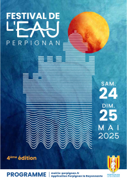 Flyer Festival de l'Eau 2025